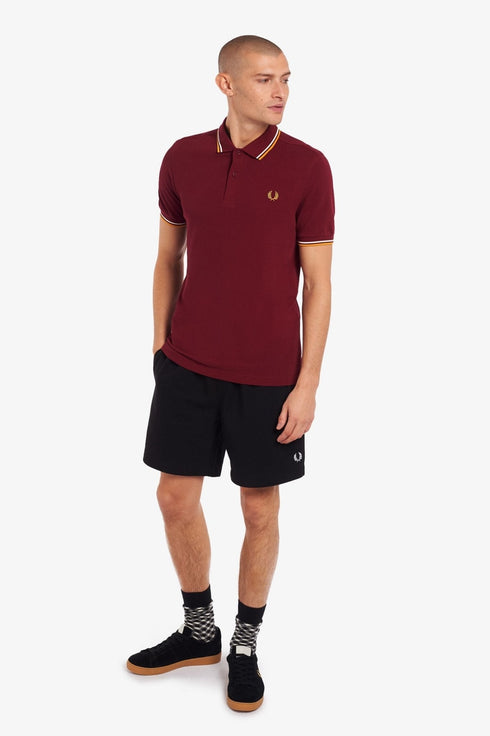 Polo Uomo M3600 twin tipped in puro cotone Blu FRED PERRY- Francavilla Moda